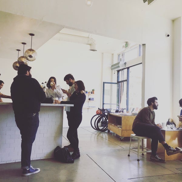 Friendly baristas, lots of light, and fast wifi—coffee shop win.