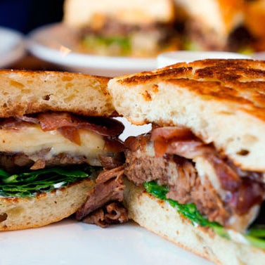 Don't miss the hot cheese and short rib served at East Hampton Sandwich Company.