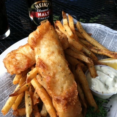 The fish is never greasy and oily, and they always pour a perfect pint.