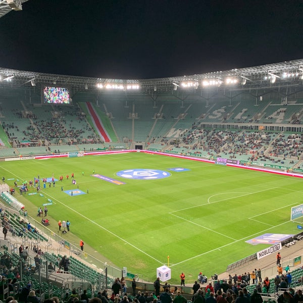 Photo taken at Stadion Wrocław by Oktawian C. on 11/4/2019