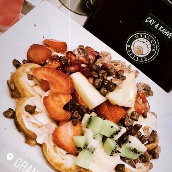 Foto scattata a Granny’s Waffles da Rabia il 11/2/2019