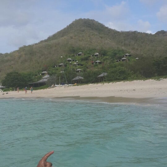 Photo taken at Hermitage Bay - Antigua by Laurean m. on 8/3/2014