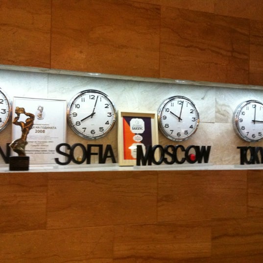 Photo taken at Metropolitan Hotel Sofia by Maria M. on 12/19/2012