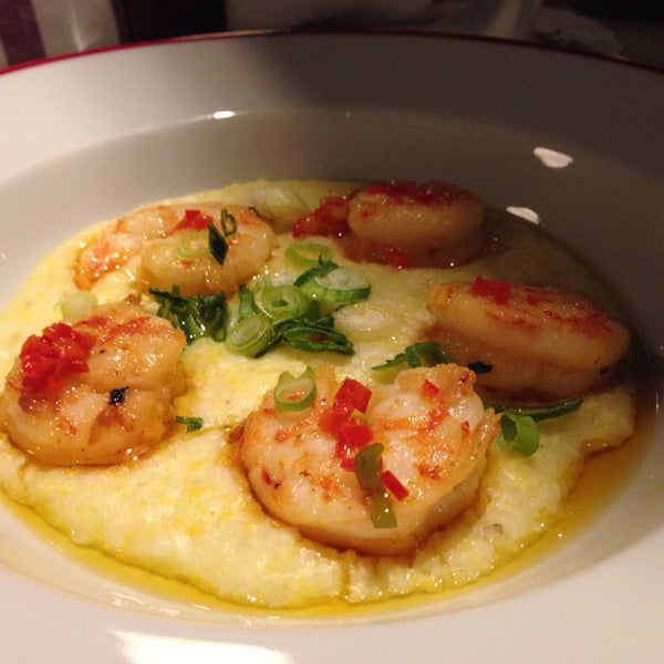 Get the shrimp and grits – garlicky, rich and delightful.  Plus they have gluten-free buns and fries, kudos.