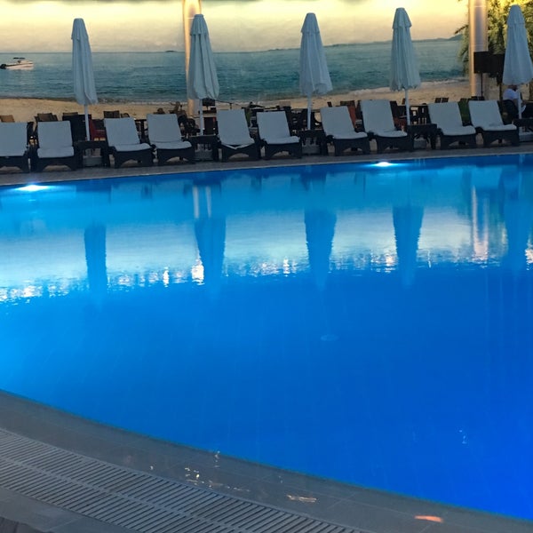 Photo taken at Grannos Thermal &amp; Convention Hotel by ayşegül c. on 6/25/2019
