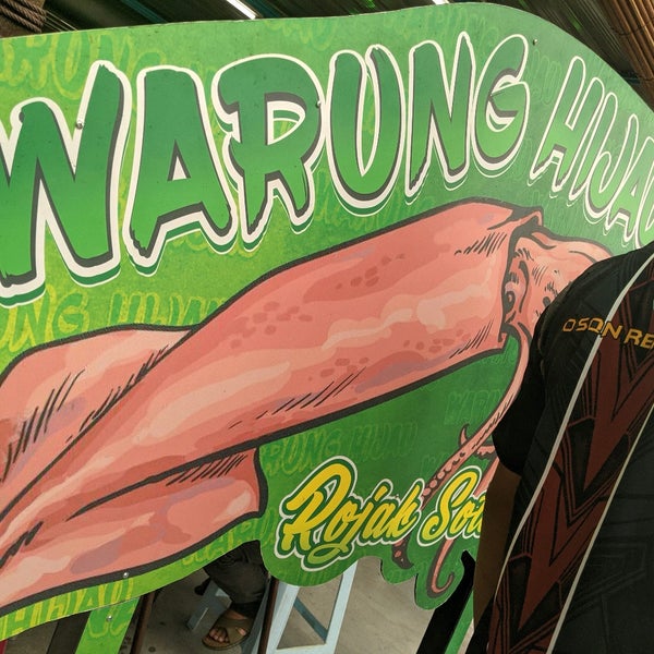 Warung Hijau Rojak Sotong Malay Restaurant In Masjid Tanah