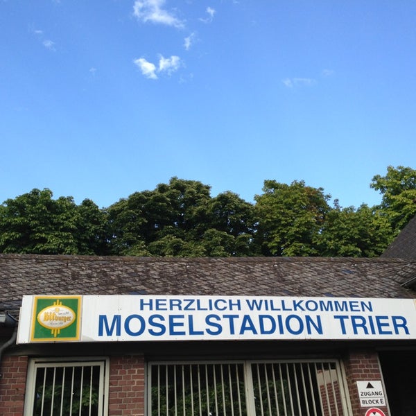 Photo taken at Moselstadion Trier by Eifelralf on 8/3/2013