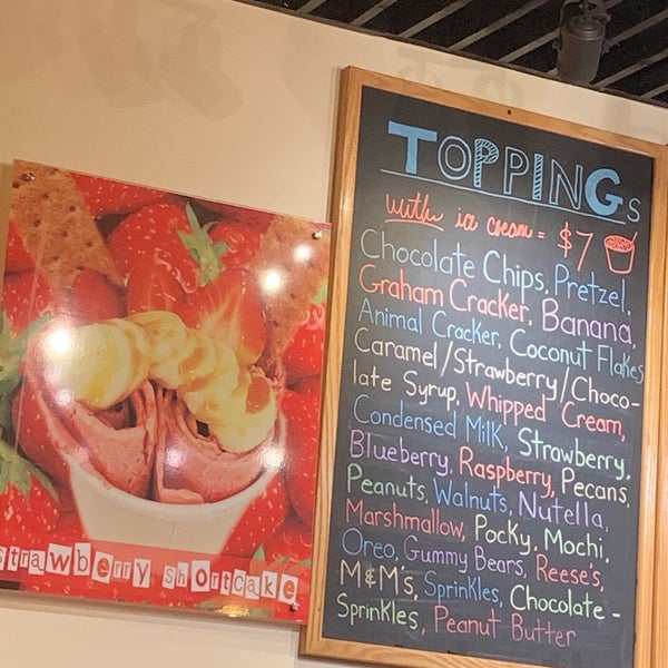 Frozen Rolled Ice Cream Chinatown 938 Arch St