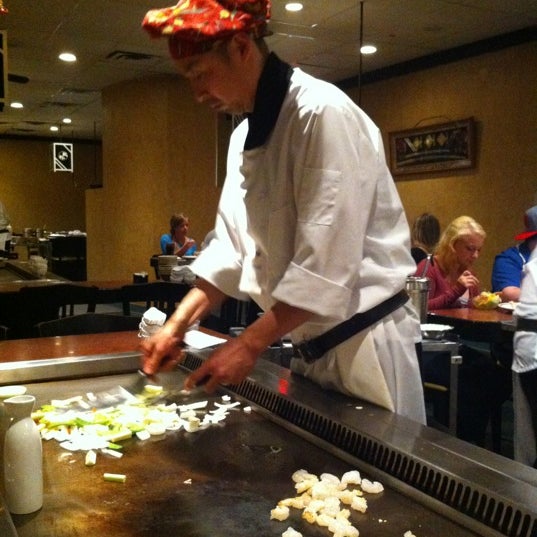 Photo taken at Kampai Japanese Steakhouse by Simona S. on 5/3/2012