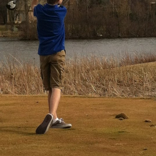 Photo taken at Ruffled Feathers Golf Course by Dan L. on 3/11/2012