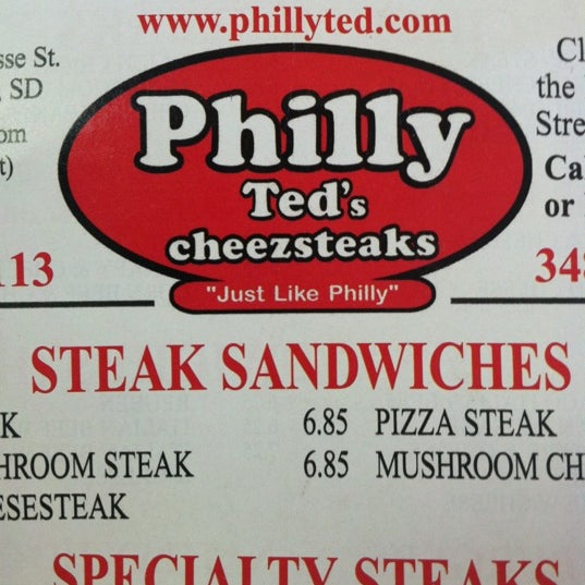 Снимок сделан в Philly Ted&#39;s Cheesesteaks &amp; Subs пользователем Dan D. 3/2/2012