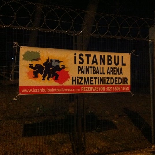 Foto tirada no(a) İstanbul Paintball Arena por Muhammed G. em 4/3/2012