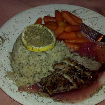 Photo taken at Olivier&#39;s Creole Restaurant in the French Quarter by Rebecca B. on 1/3/2012