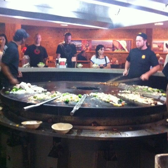 Photo taken at bd&#39;s Mongolian Grill by Steve D. on 7/6/2012