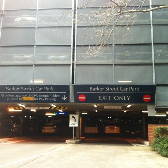 UNSW Barker Street Car Park 1 tip
