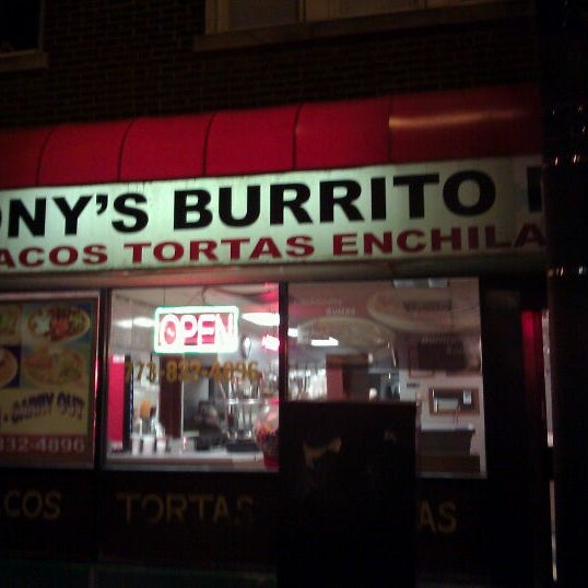 Tony's Burrito Mex Roscoe Village 28 tips de 1401 visitantes
