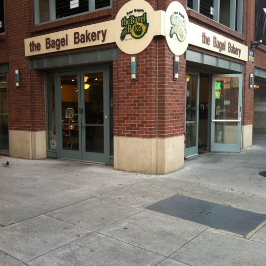 Photo taken at The Bagel Bakery by Rosemarie M. on 4/2/2012