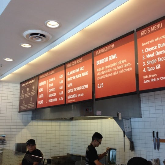 Chipotle Mexican Grill Yuma Palms Regional Center 1525 S Yuma Palms