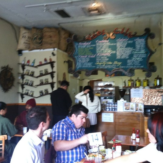 Photo taken at Vees Cafe by Bob Y. on 5/2/2012