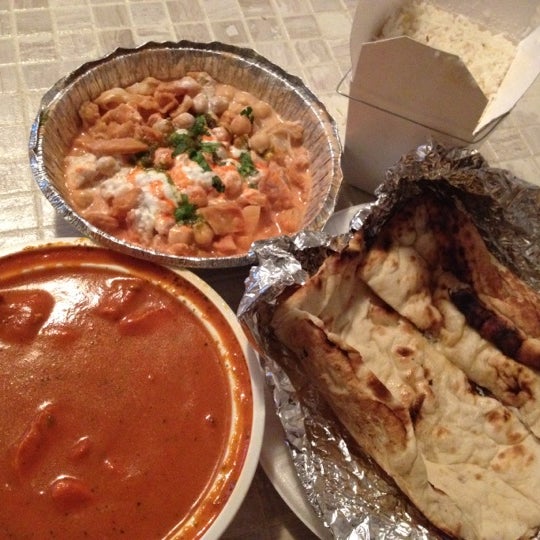 $12.95 dinner prix-fixe gives a choice of: chicken tikka masala (entree) + chat papri (app) + rice + naan. What a bargain!