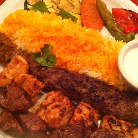 The triple kabob platter is a great way of trying their kafta, chicken, and steak skewers all at once.