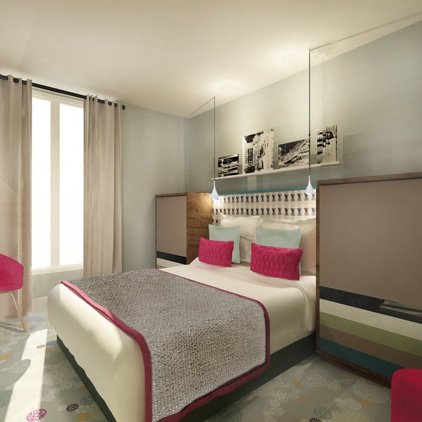 A few months left before the opening of the Mareuil! Here is a picture for you to discover this brand new hotel close to Le Marais, Republique, Bastille... Don't wait, book your room for this summer!
