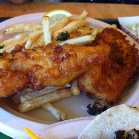 Photo taken at Fish &amp; Chips of Sausalito by Kris C. on 9/2/2011