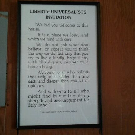 Photo taken at Liberty Universalist Church by amanda T. on 10/9/2011