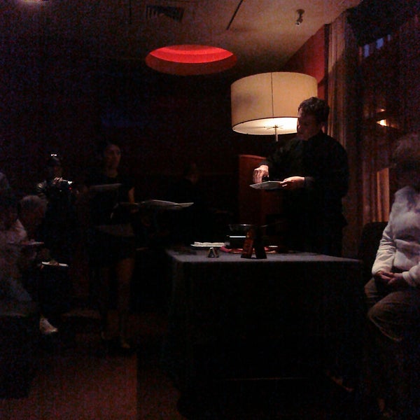Photo taken at Fahrenheit Restaurant &amp; Lounge by Lydia K. on 4/27/2011