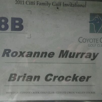 Foto diambil di Coyote Creek Golf Club oleh Brian C. pada 9/9/2011