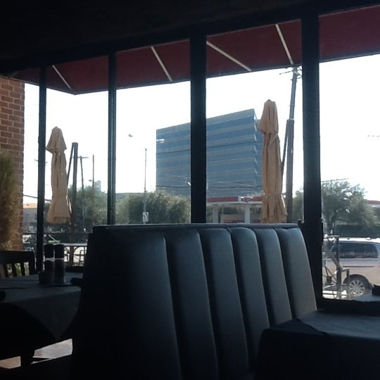 Sit near the windows for a great view during lunch!