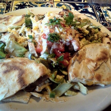Quesadilla explosion salad is perfection! The grilled chicken is so tender, and the quesadillas taste like mini grilled cheeses. The food has great presentation and the service is wonderful :)