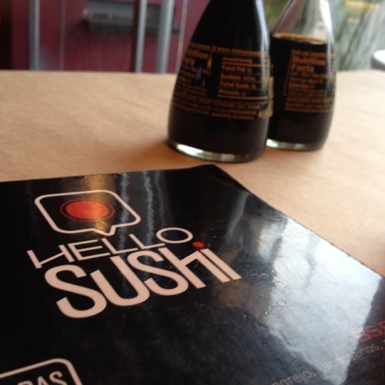 Photo taken at Hello Sushi by ELblanchard on 6/25/2012