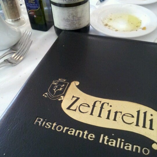 Photo taken at Zeffirelli&#39;s Ristorante Italiano by Anthony N. on 7/28/2012