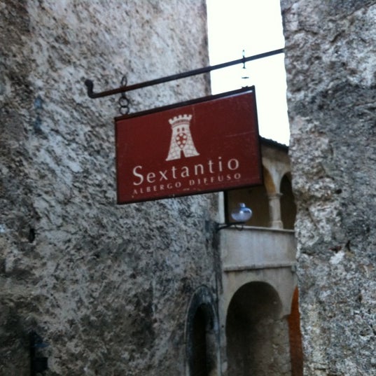 Photo taken at Sextantio | Santo Stefano di Sessanio | Albergo Diffuso by Filippo S. on 6/6/2012