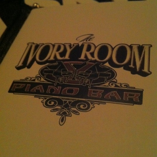 Photo taken at Ivory Room Piano Bar by Lydia J. on 8/24/2012