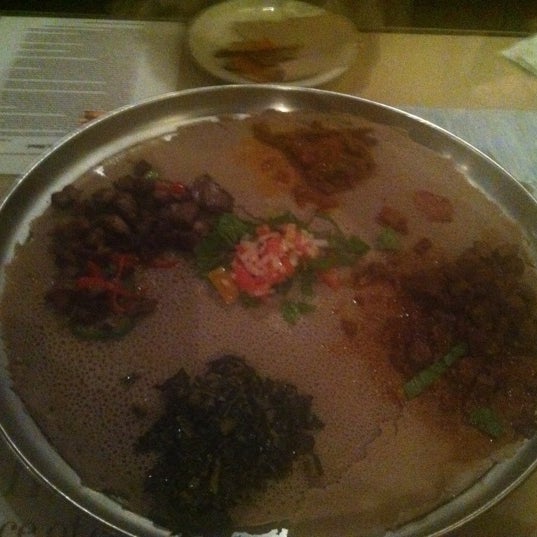 Photo taken at Ethiopian Diamond Restaurant &amp; Bar by Shirnee F. on 8/31/2012