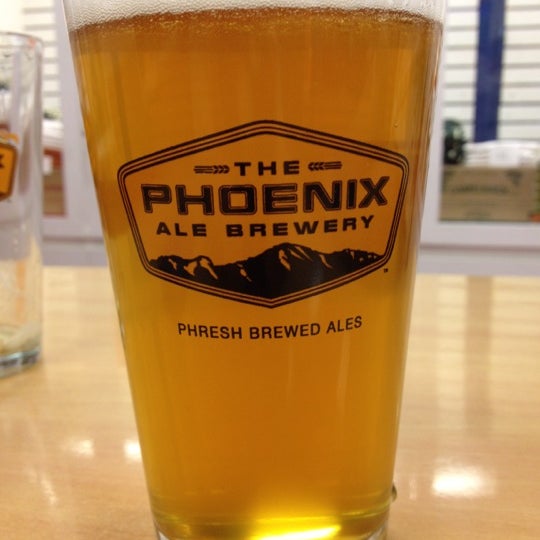 Photo taken at The Phoenix Ale Brewery by Laurie B. on 3/4/2012