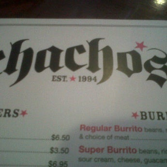 Снимок сделан в CHACHO&#39;S Restaurant пользователем PuffyChica 2/17/2012