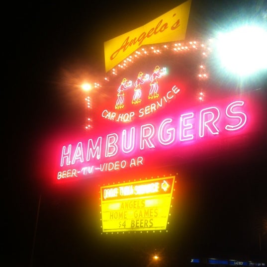 Photo taken at Angelo&#39;s Hamburgers by AtomicApril on 7/15/2012