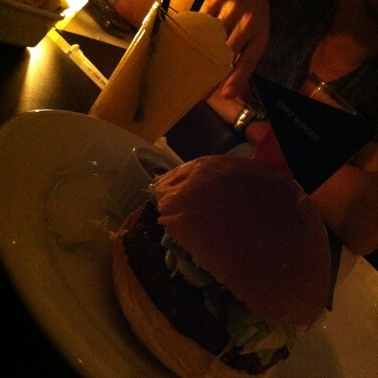 Photo taken at Chez Burger by Viviane M. on 3/1/2012