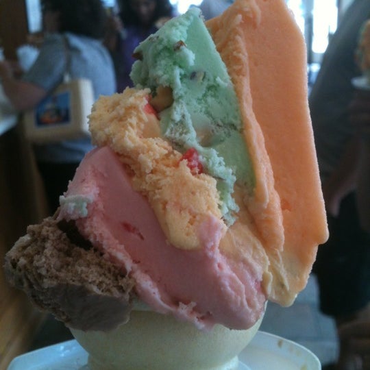 Photo taken at The Original Rainbow Cone by Matthew L. on 6/3/2012