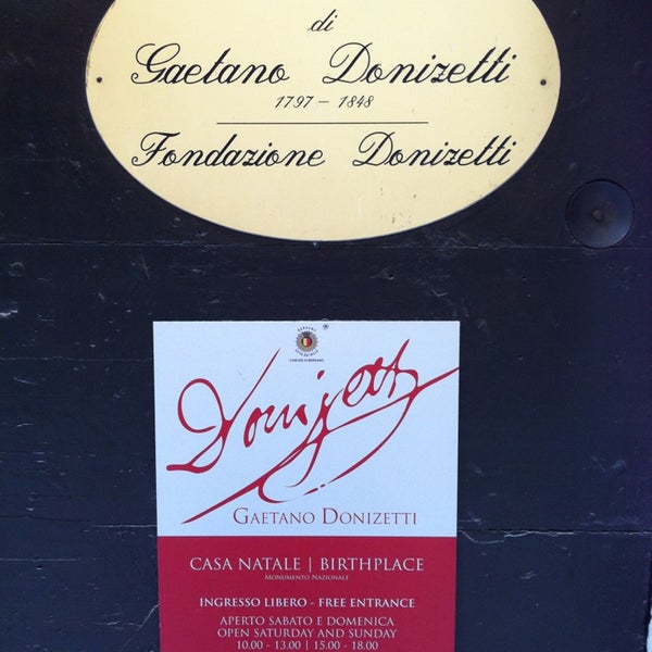 Casa Natale di Gaetano Donizetti Historic and Protected Site in Bergamo
