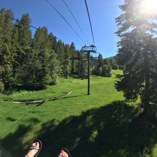 Photo taken at Sundance Mountain Resort by Tieg Z. on 6/29/2019