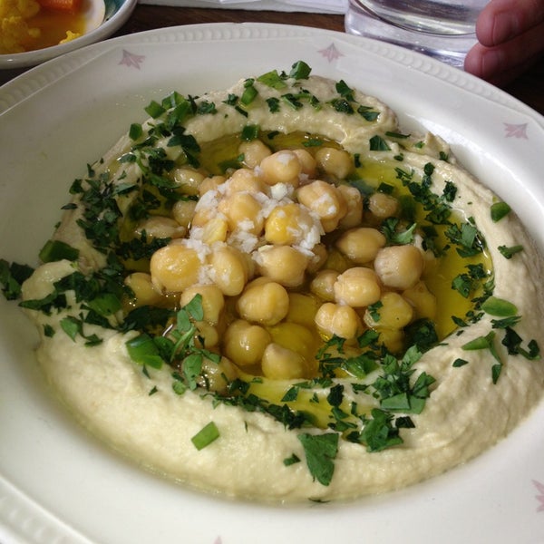 Photo taken at Mimi&#39;s Hummus by Renee F. T. on 3/17/2013