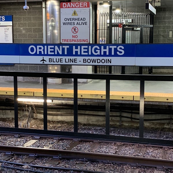 MBTA Orient Heights Station Metro Station in Harbor View Orient Heights