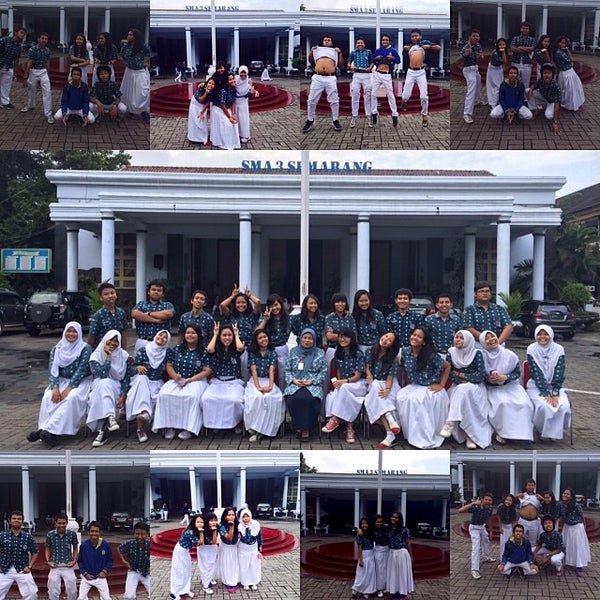 Photo taken at SMA Negeri 3 Semarang by Carissa K. on 2/6/2014