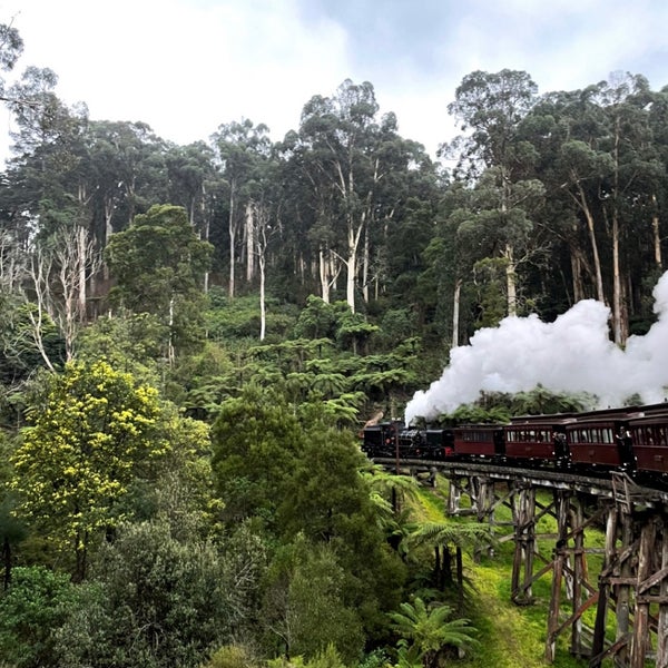 Photo taken at Belgrave Station - Puffing Billy Railway by Ehaa .. on 7/15/2023