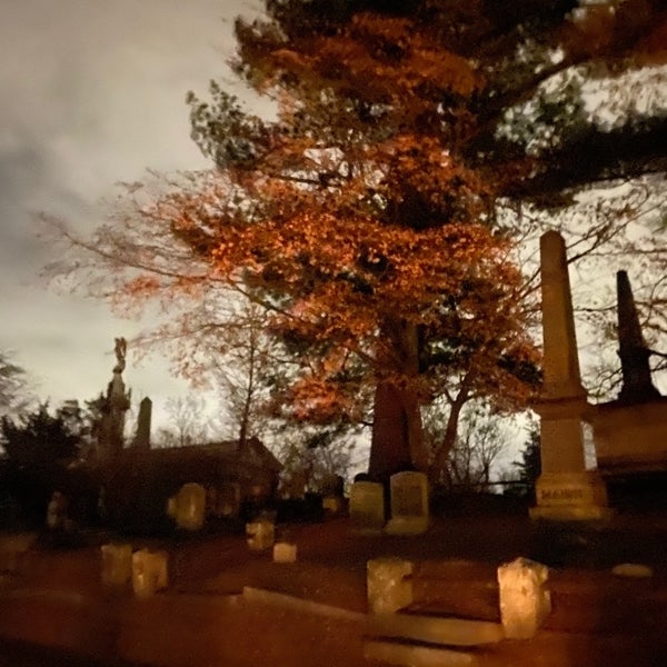Photo taken at Sleepy Hollow Cemetery by Brook F. on 1/29/2020