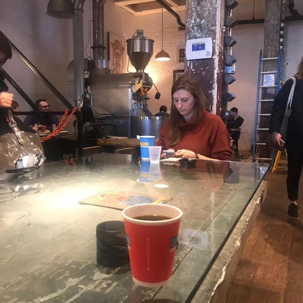 Photo taken at Brooklyn Roasting Company by A.S on 3/23/2019